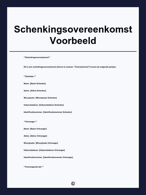 Illustratie van een schenkingsovereenkomst en de fiscale voordelen van periodieke giften aan kerkelijke instellingen.