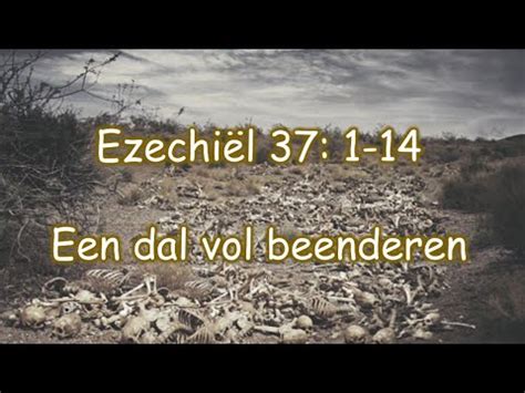 Een illustratie van de dorre doodsbeenderen die tot leven komen, zoals beschreven in Ezechiël 37.