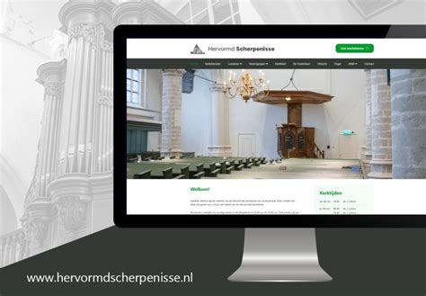 Schermafbeelding van de website Kerkdienstgemist.nl met zoekfunctie