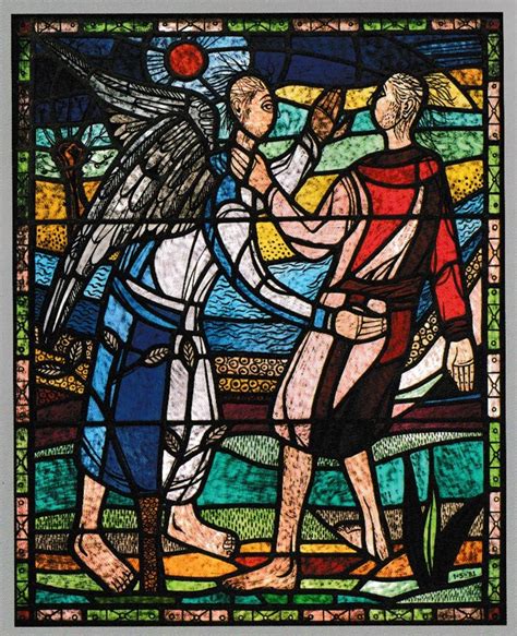 Een illustratie van de worsteling van Jakob met de engel