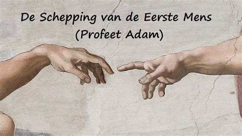 Illustratie van de schepping van de mens, met de nadruk op het beeld van God.